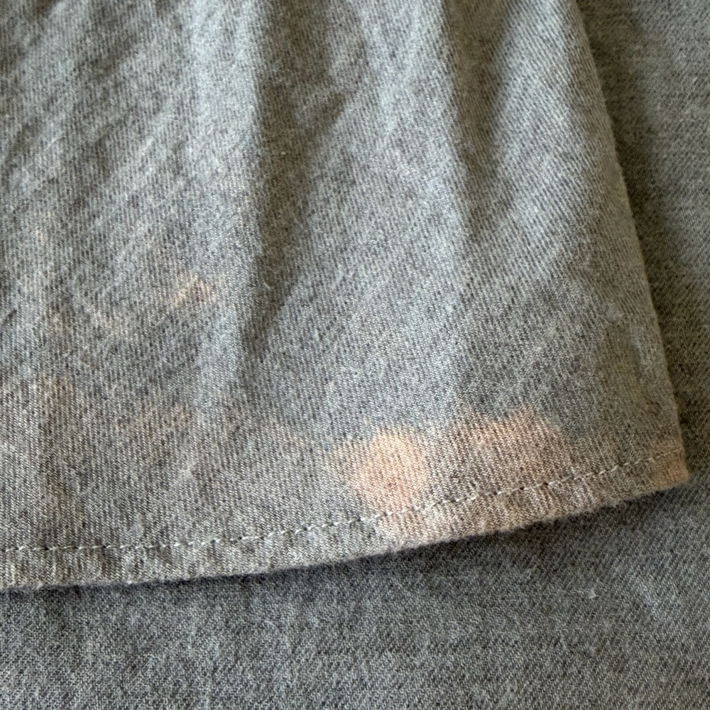 J. Crew MERCANTILE Gray Women's Blouse size 12 - Picture 6 of 7